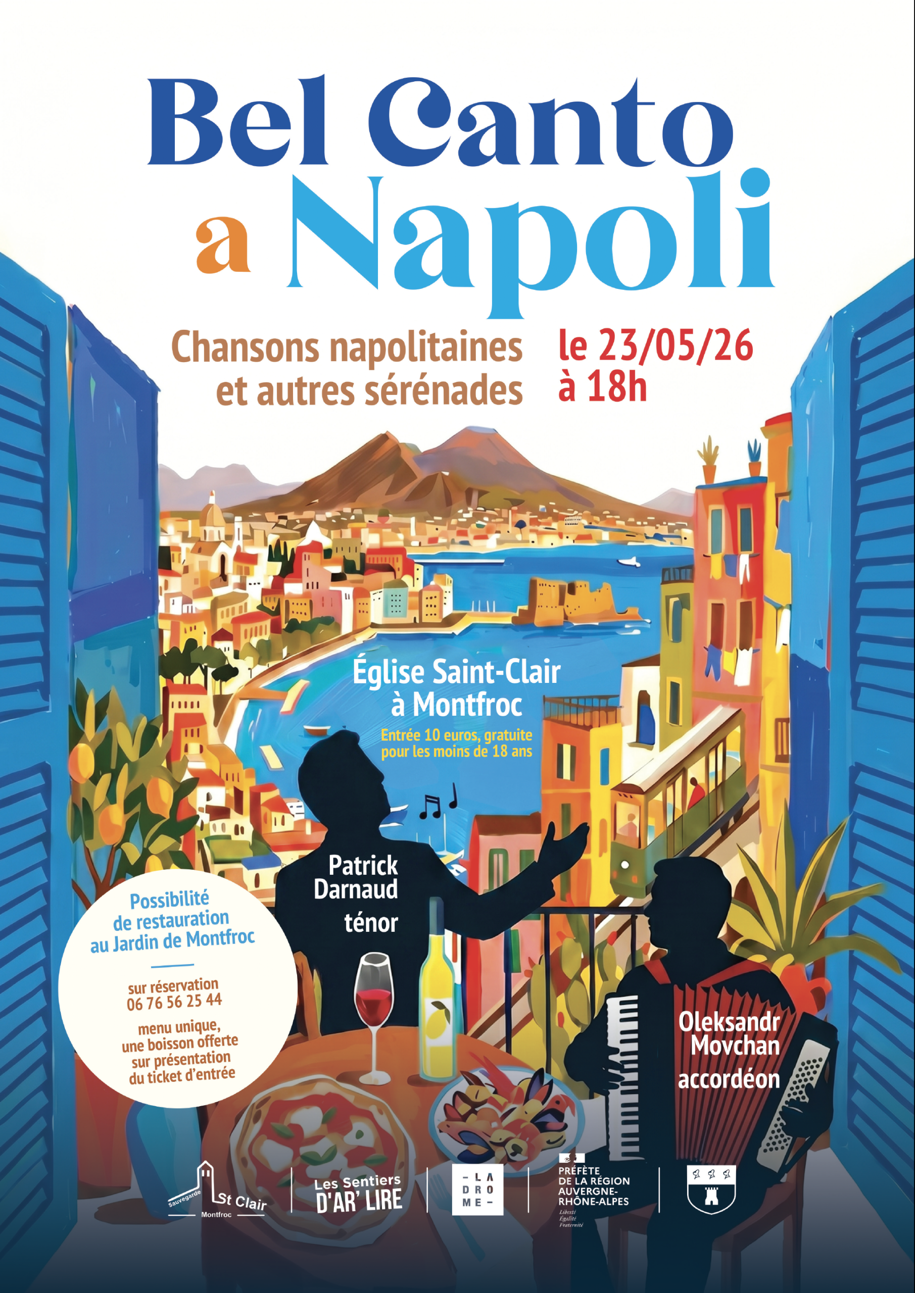 Lire la suite à propos de l’article ST-CLAIR – Bel Canto a Napoli – Concert 26 mai 2026 –